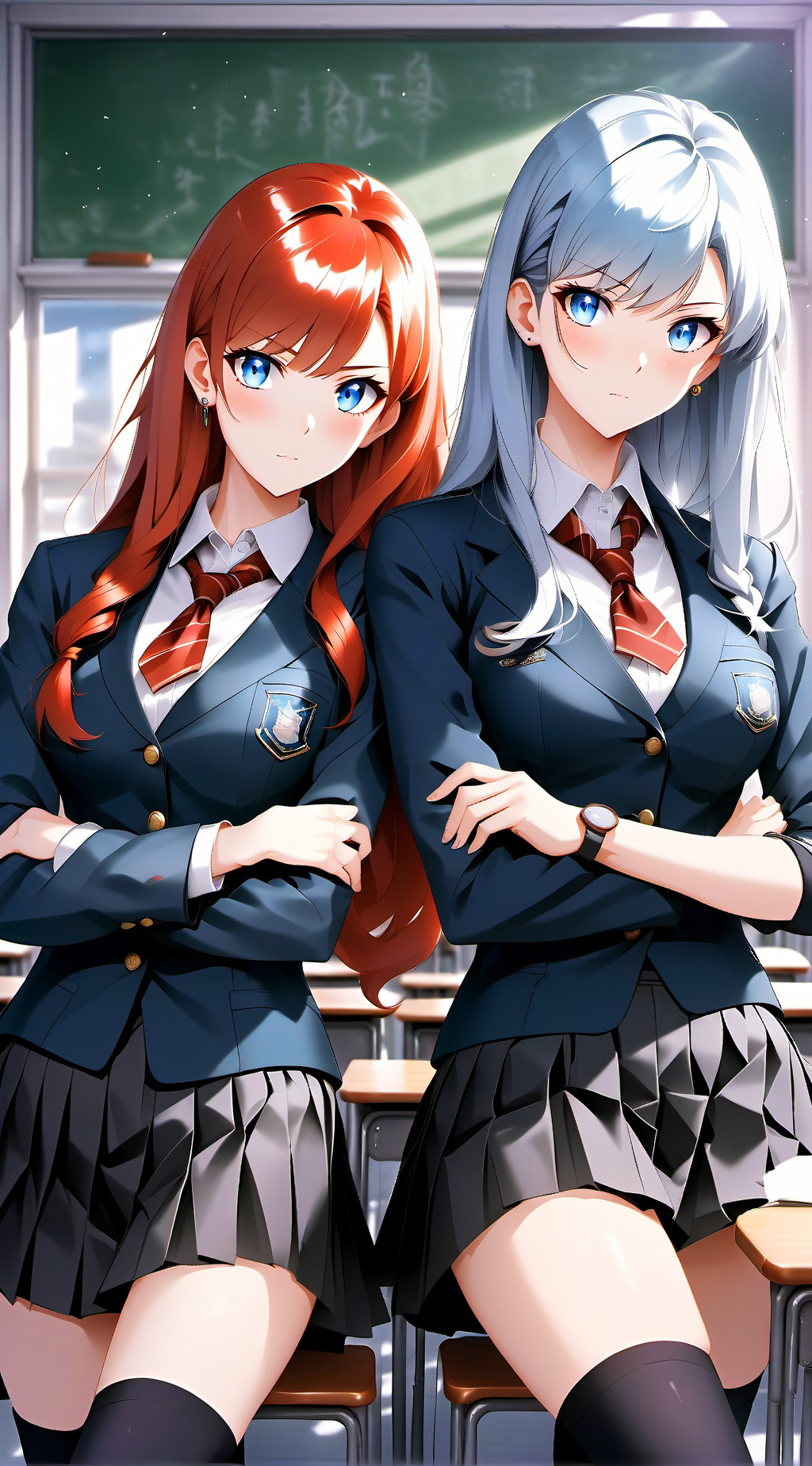 ai character: Eun-Ji y Hye-Jin background