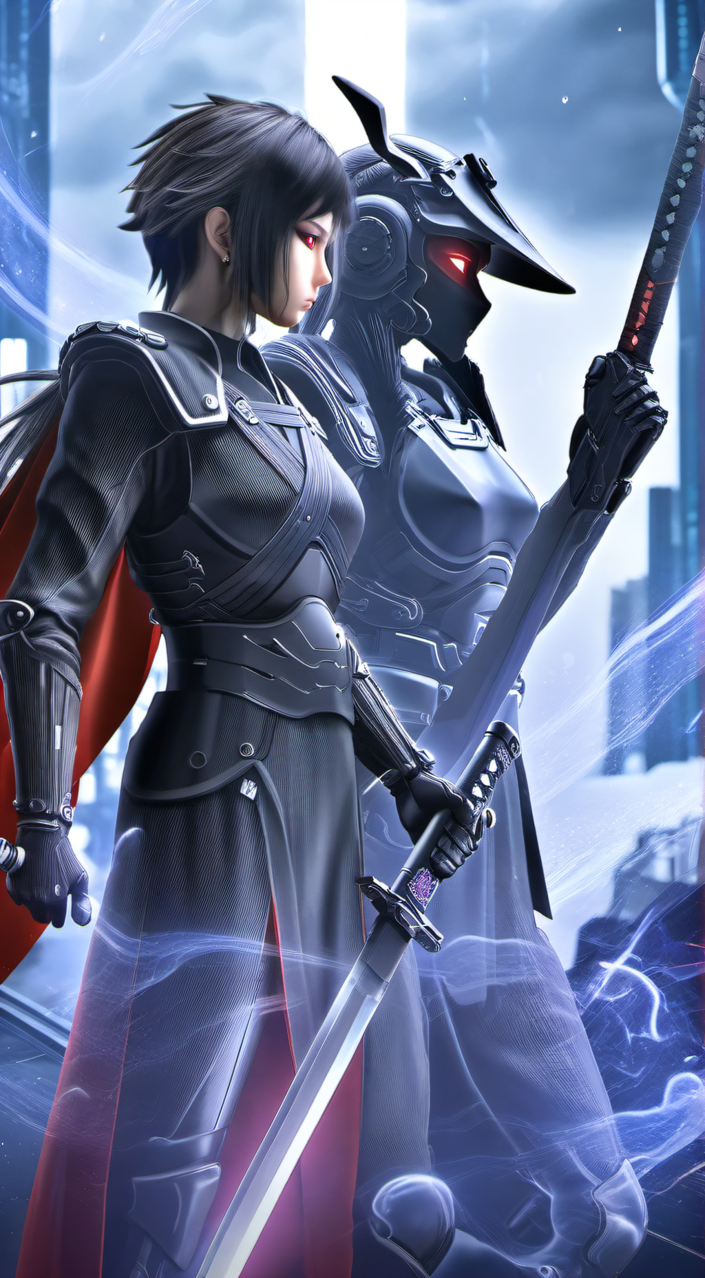 ai character: Lilith & Scarlett background