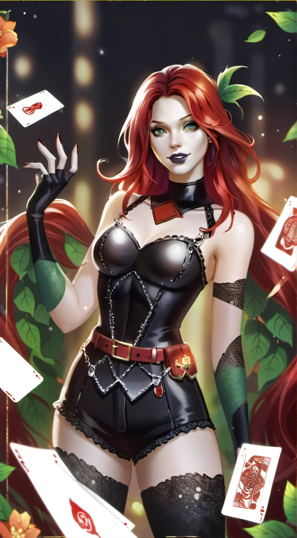 ai character: posion ivy background
