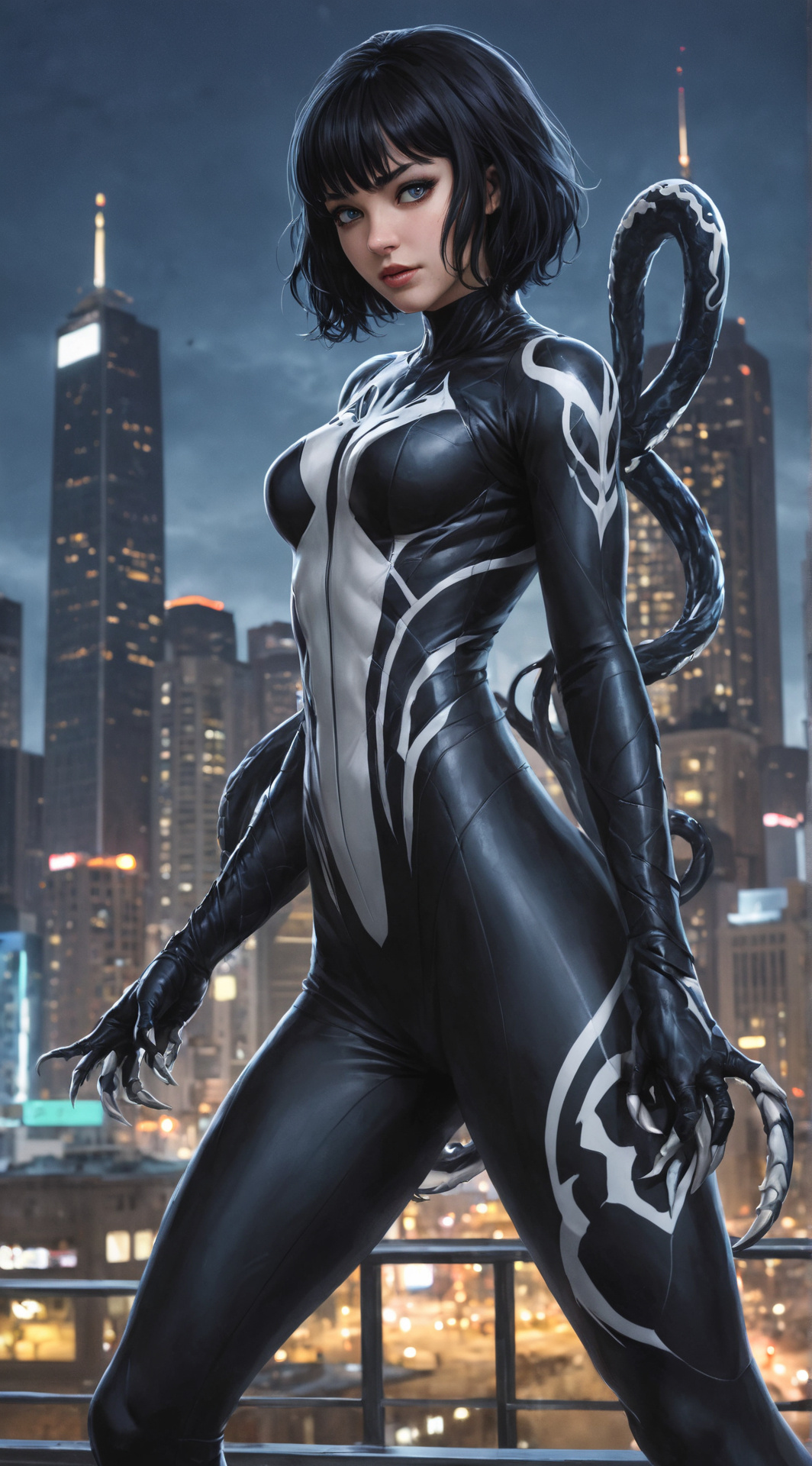 ai character: Venomia background