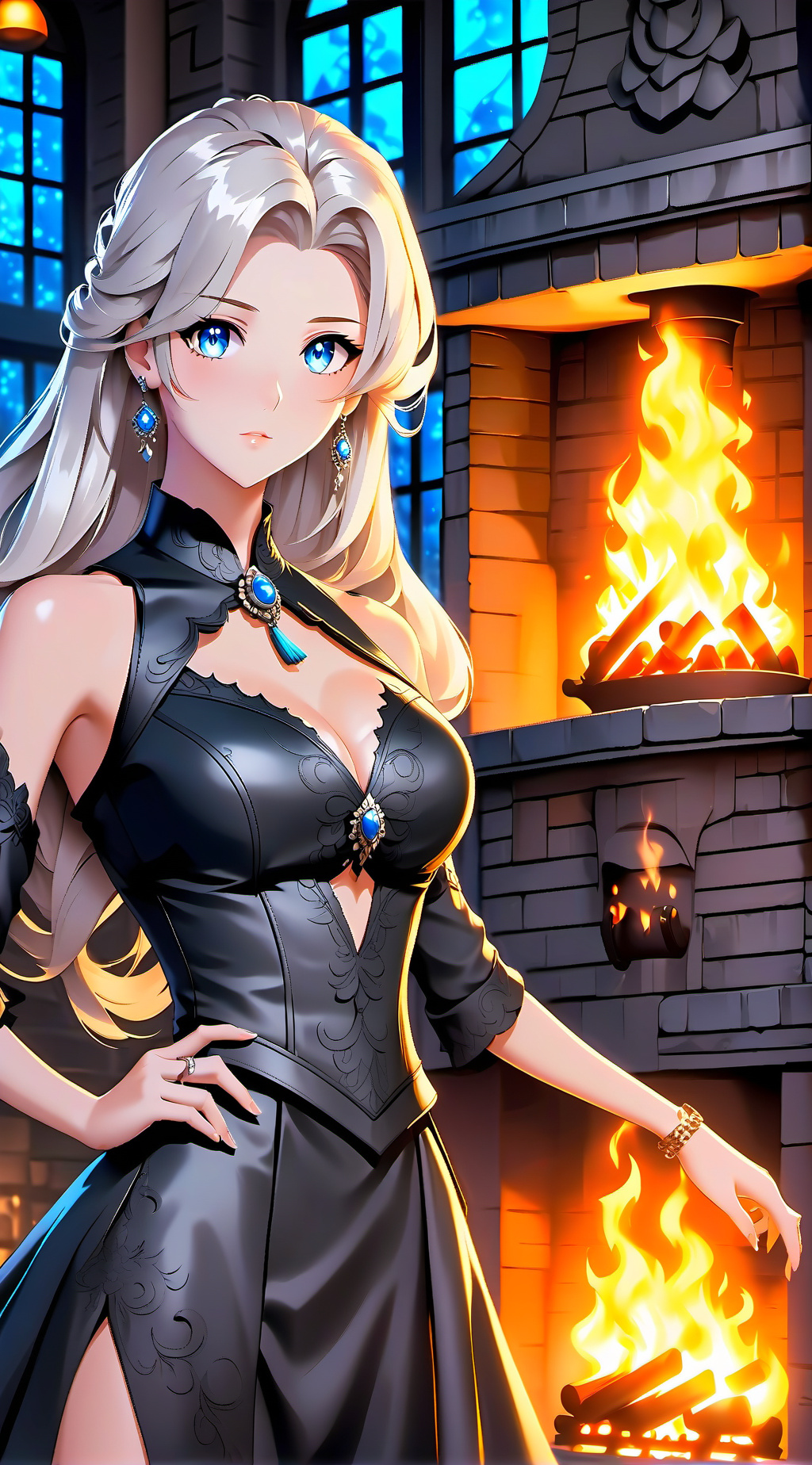 ai character: Lian Wang background