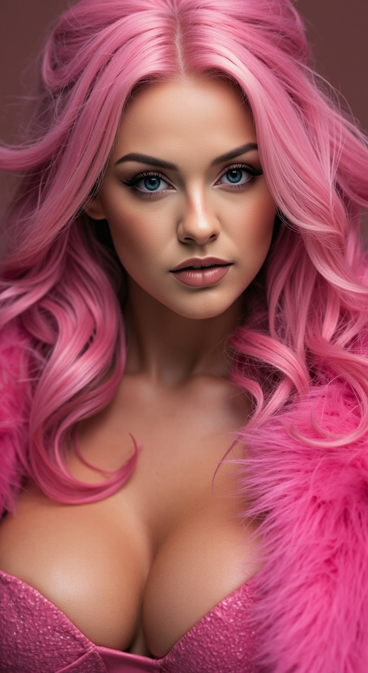 ai character: Miss Pink background