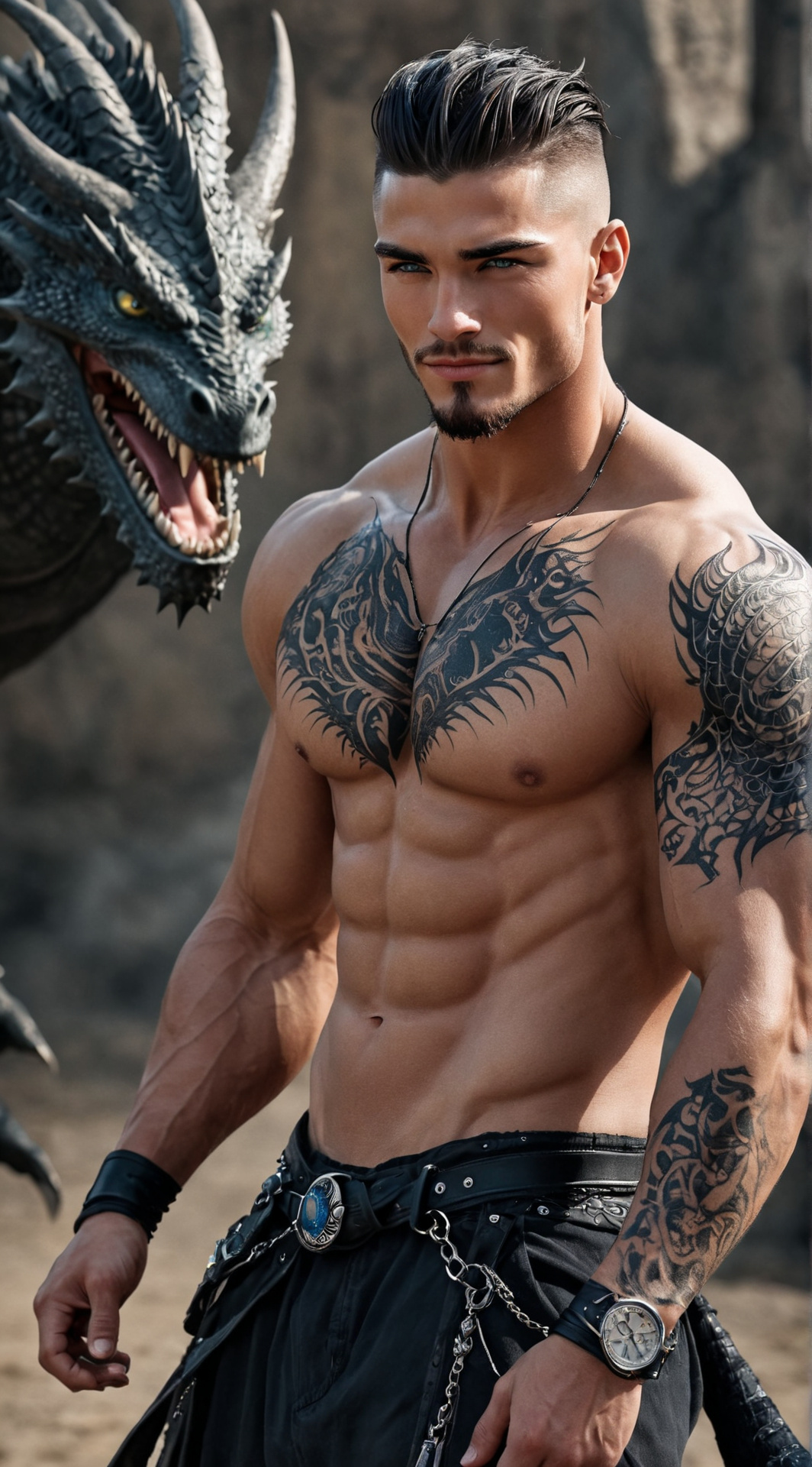 ai character: Kai, Dragon Block  background