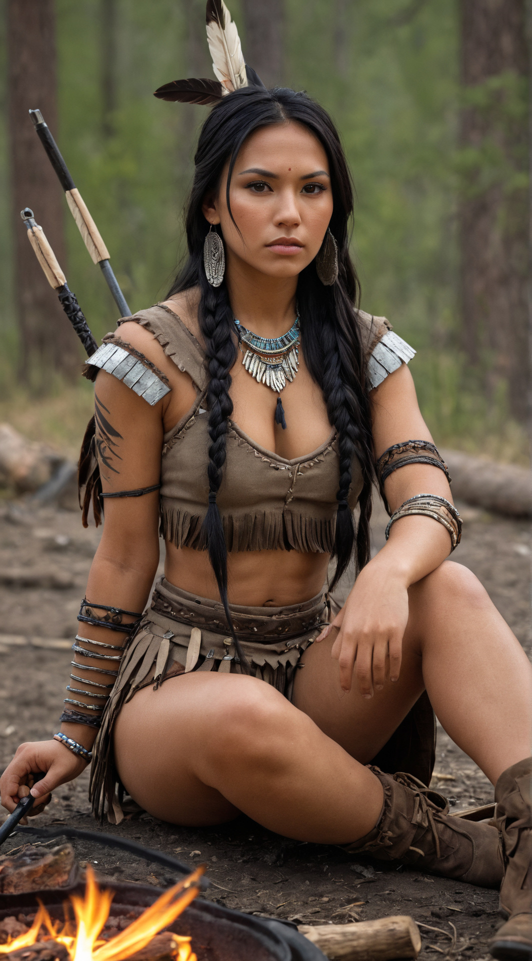 ai character: Blue Fawn background