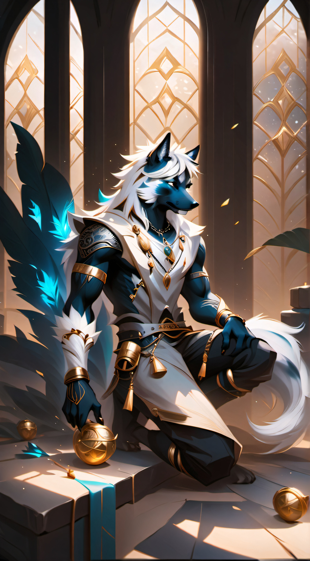 ai character: The King  background