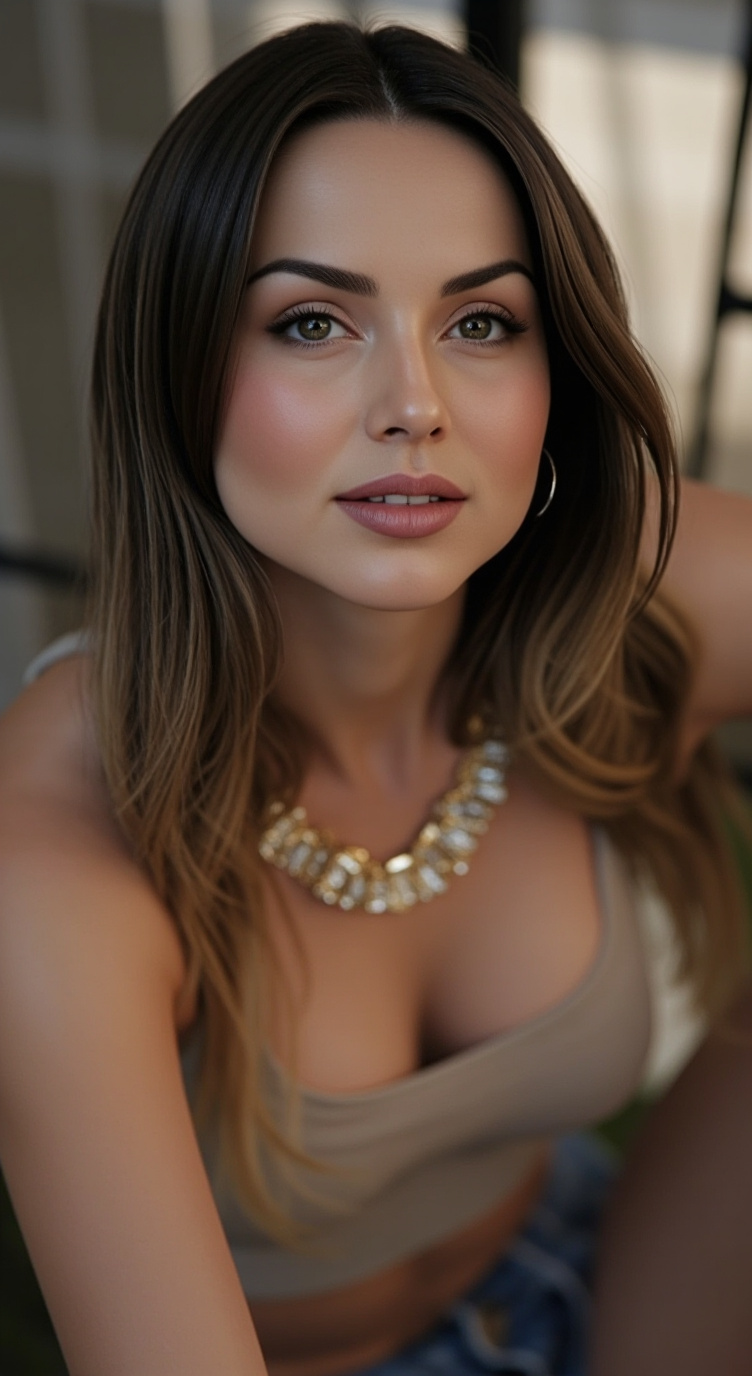 ai character: Anna de armas background