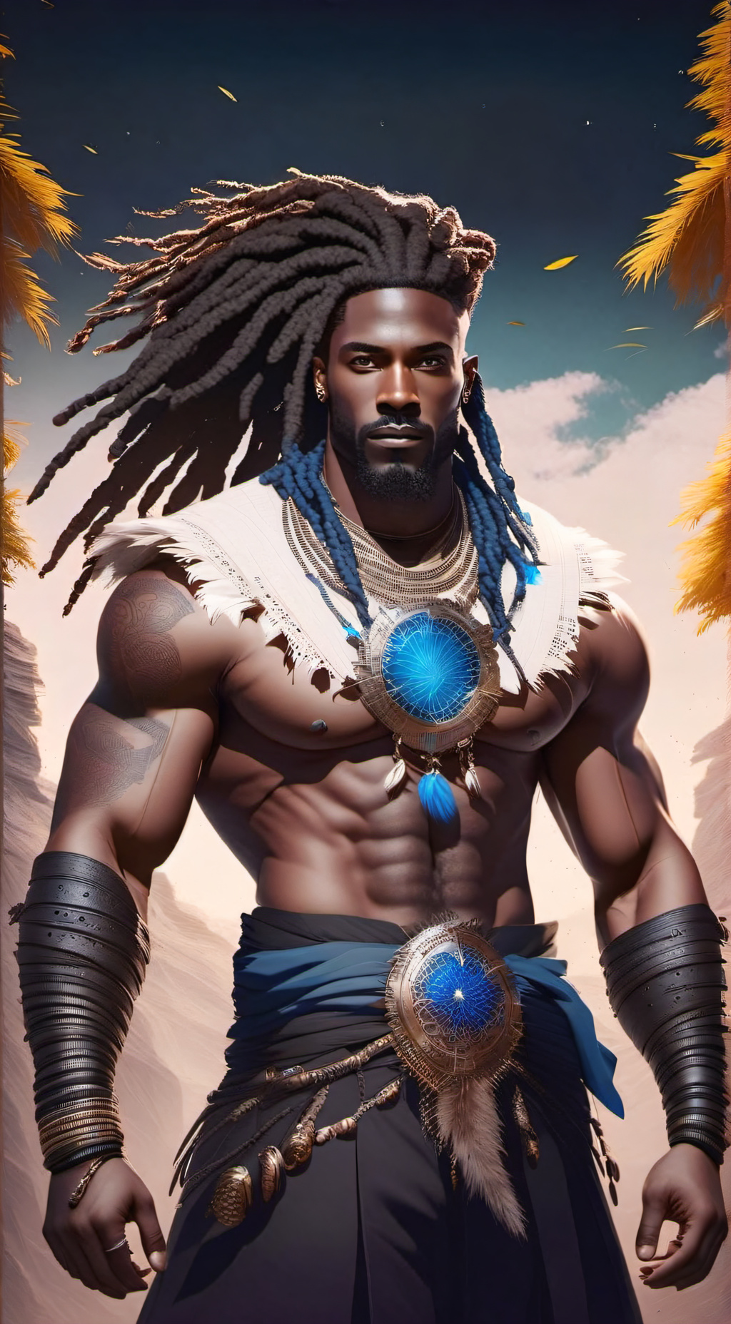 ai character: Akuna  background