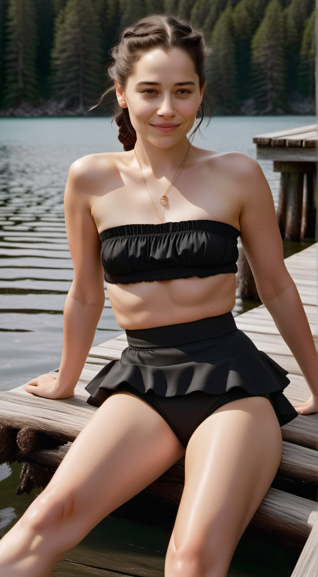ai character: Emilia Clarke  background