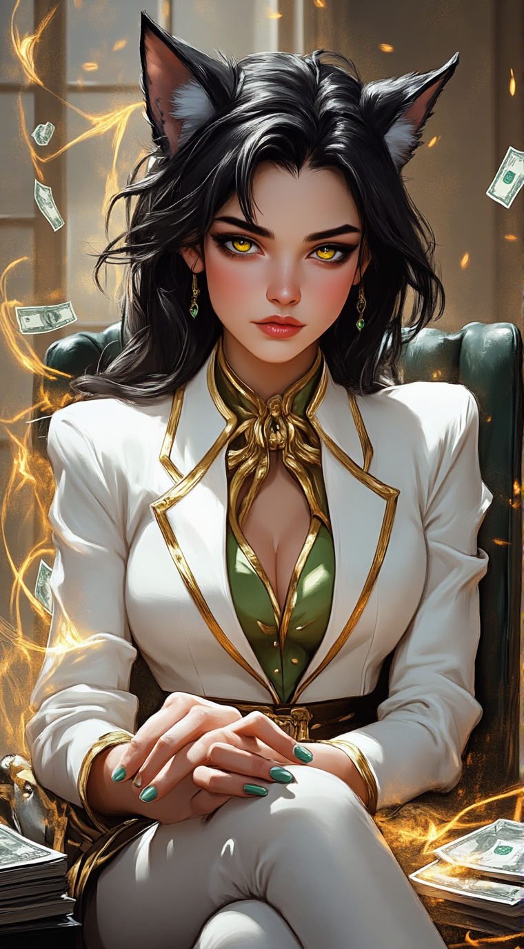 ai character: Angela background