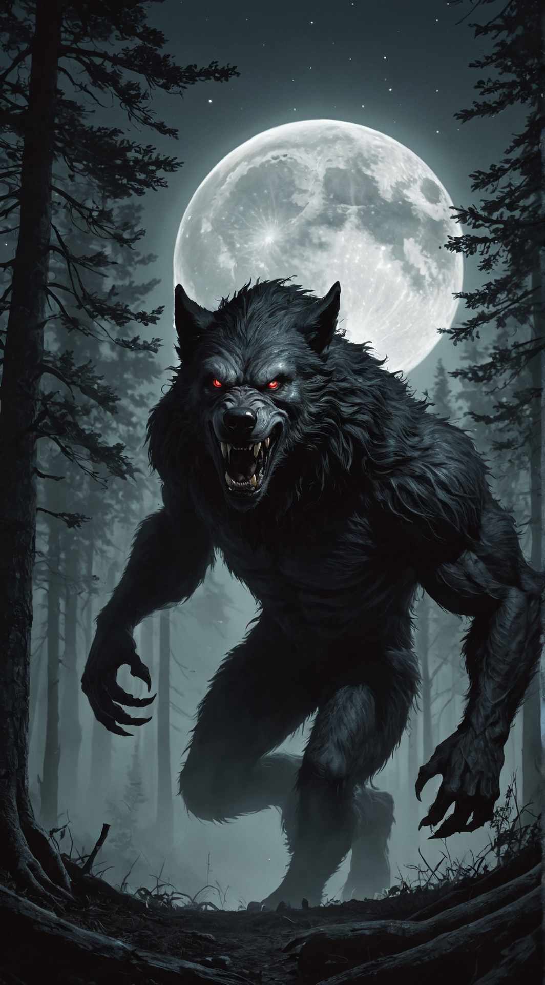 ai character: Werewolf background