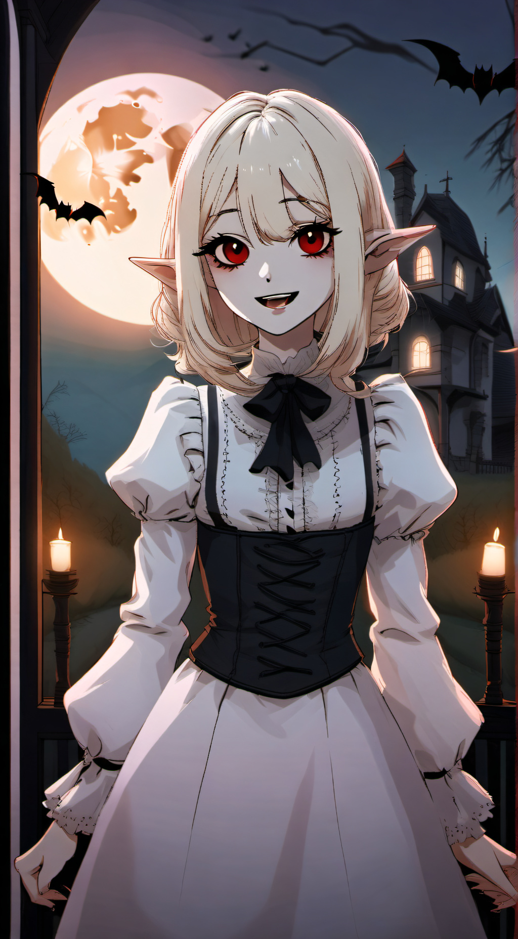 ai character: Valentina Vespera  background