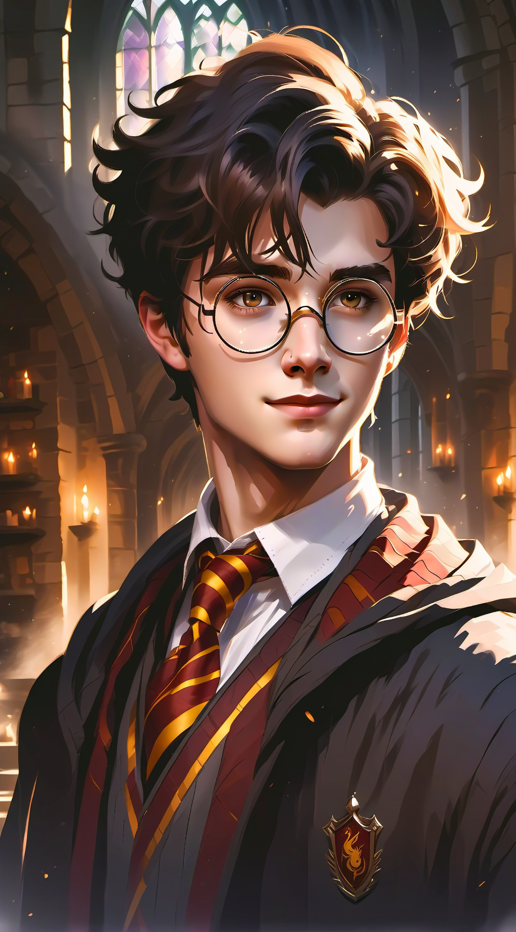 ai character: Harry Potter background