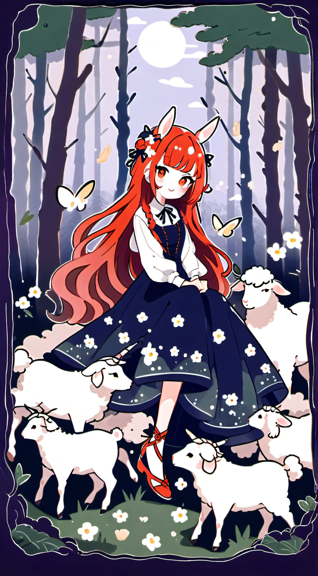 ai character: sunny background