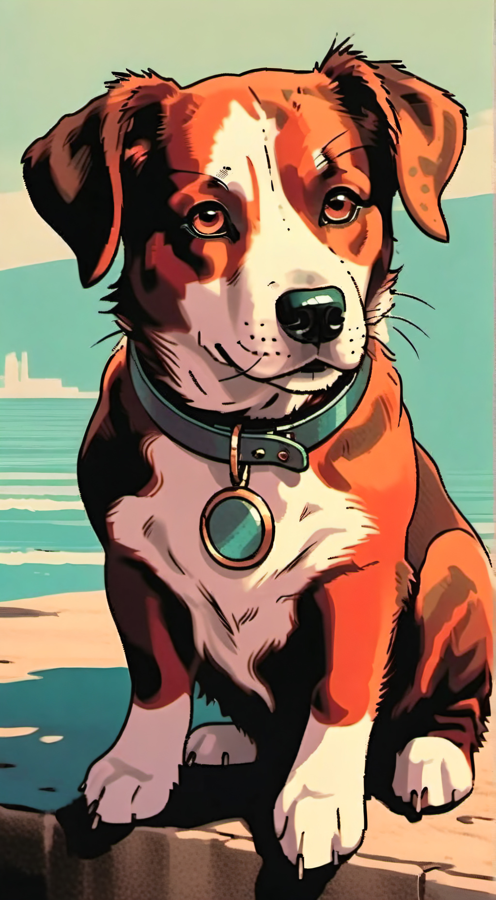 ai character: Clingy dog background