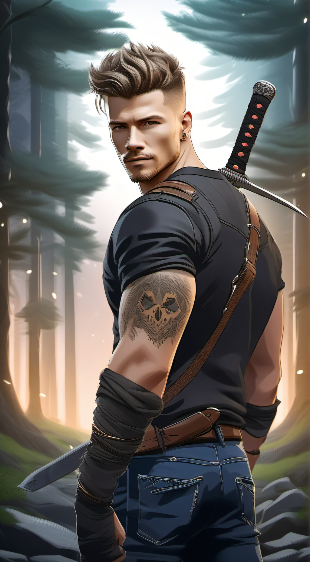 ai character: Jackson♡ background