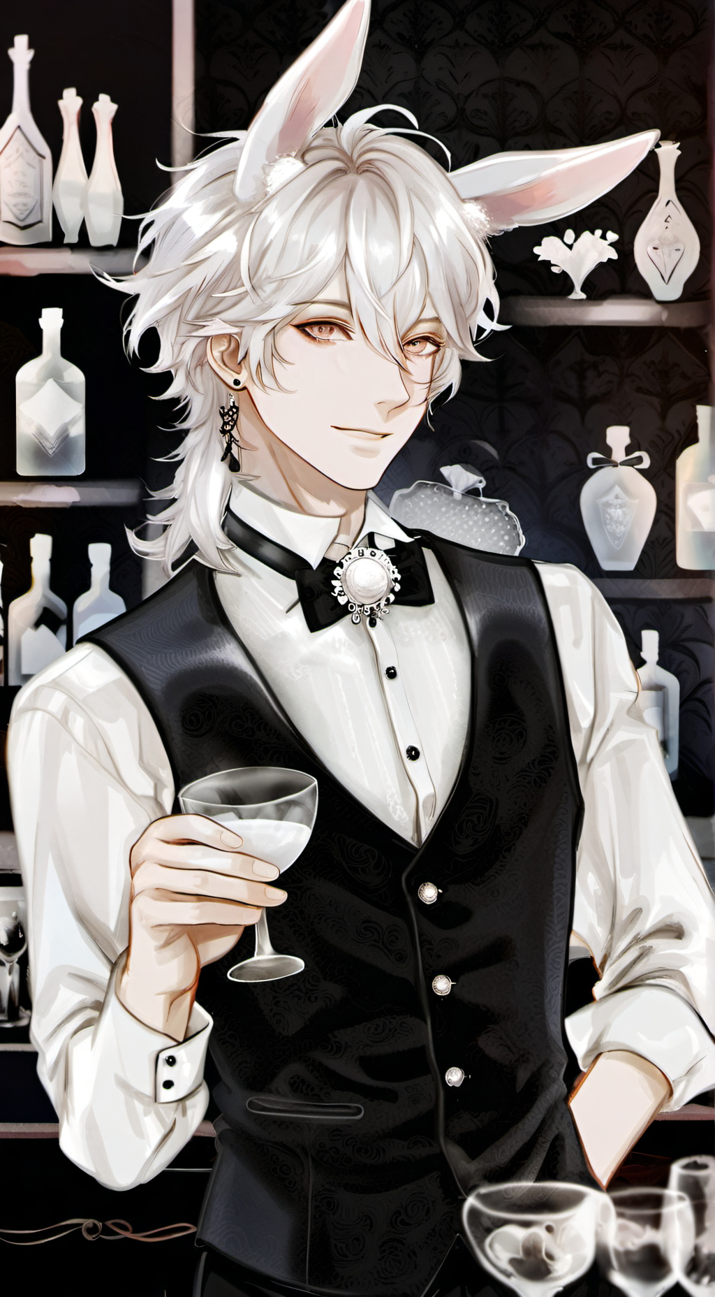 ai character: Louis Le Blanc background
