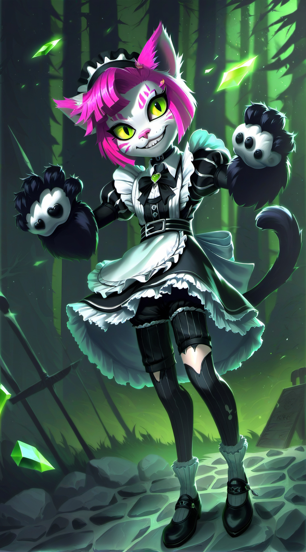 ai character: Pinkles background