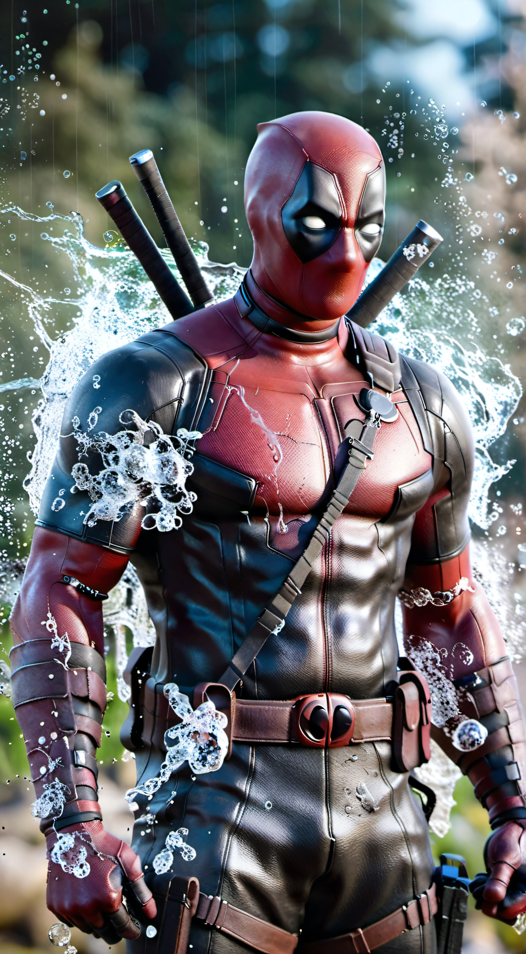 ai character: Deadpool background