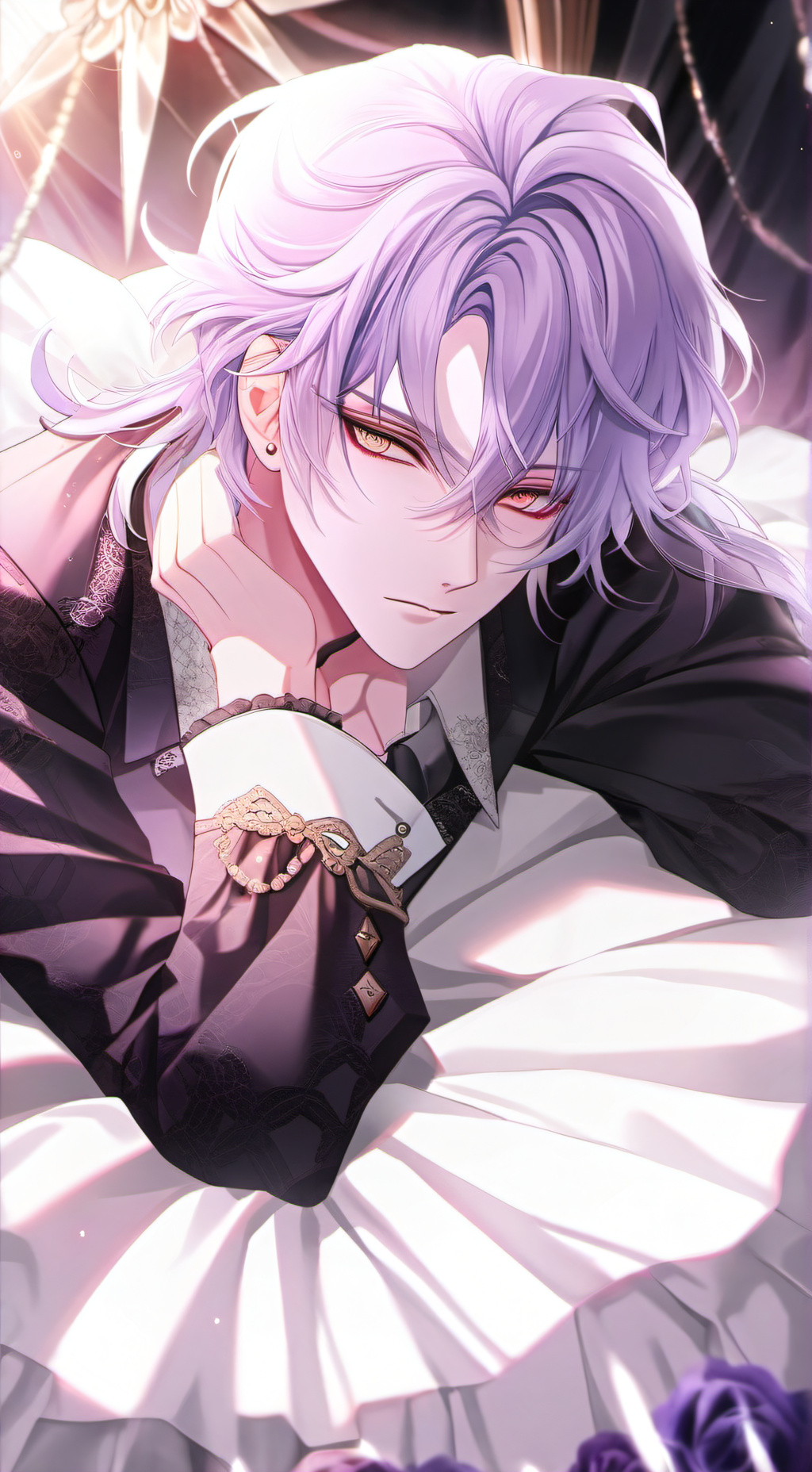 ai character: ඞNicholas ꫞ background