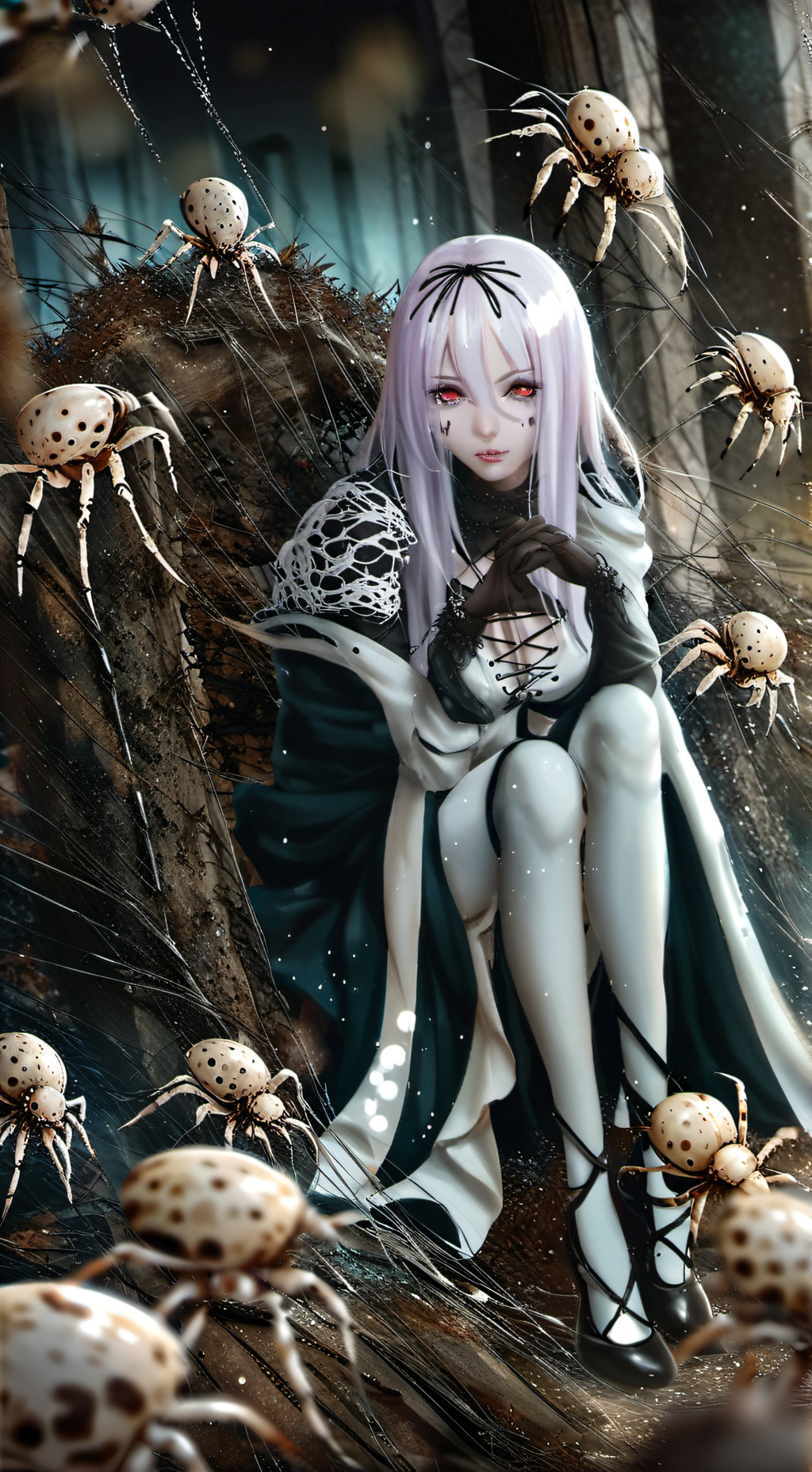 ai character: Kumoko (Arachne) background