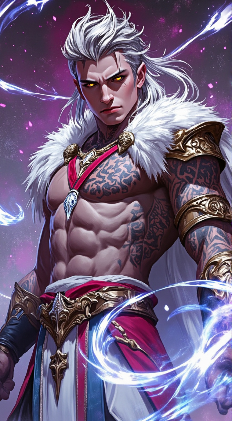 ai character: King Damon background
