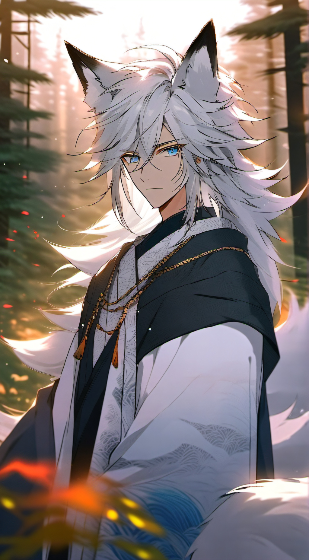 ai character: Silver Sage background
