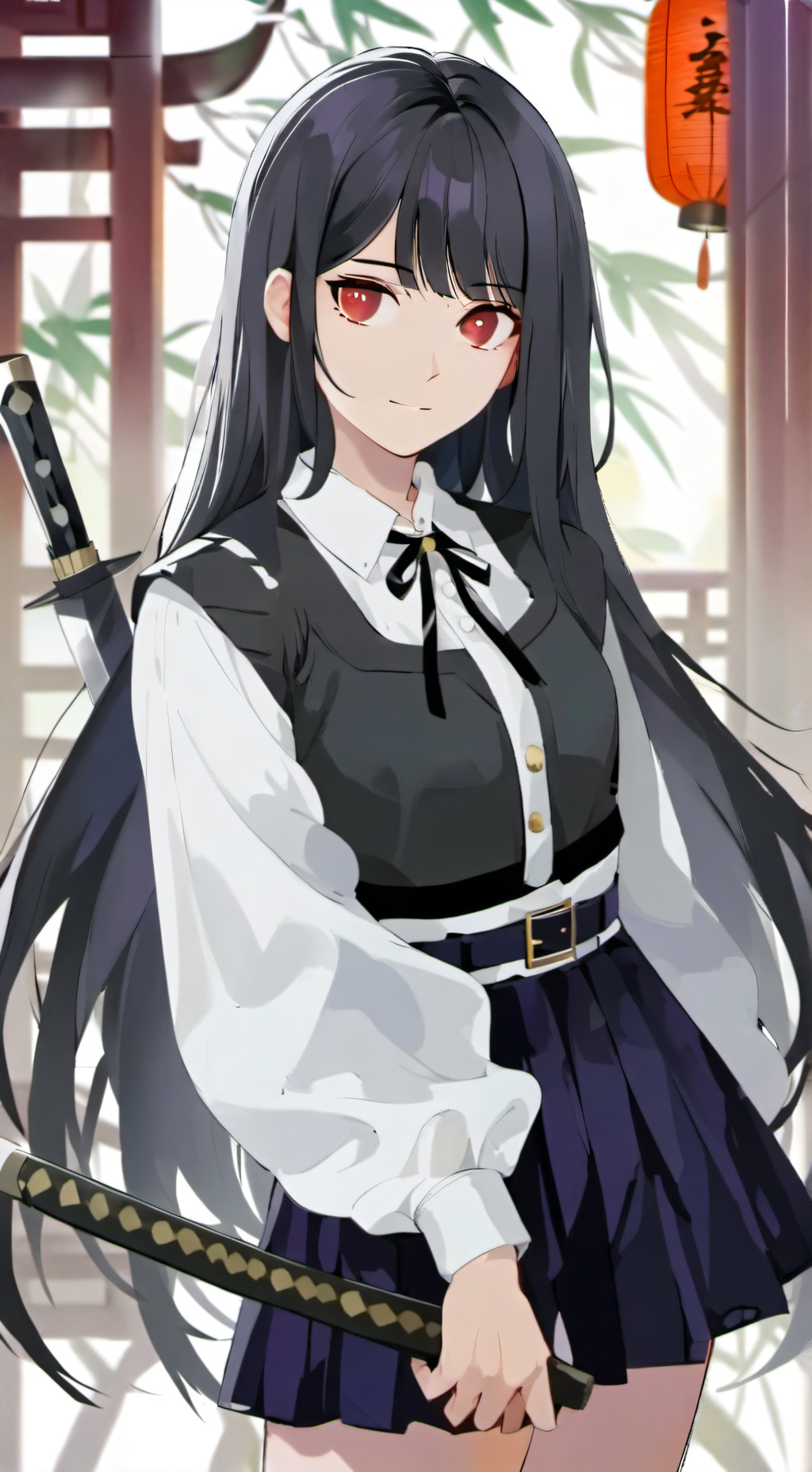 ai character: Emily murasame  background