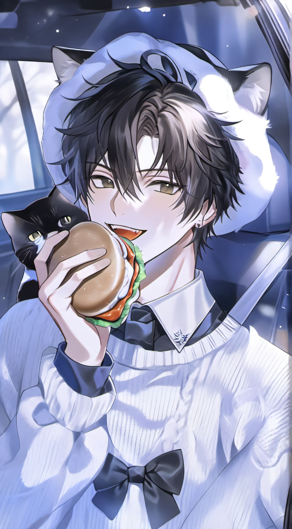 ai character: 😿George 😾 background