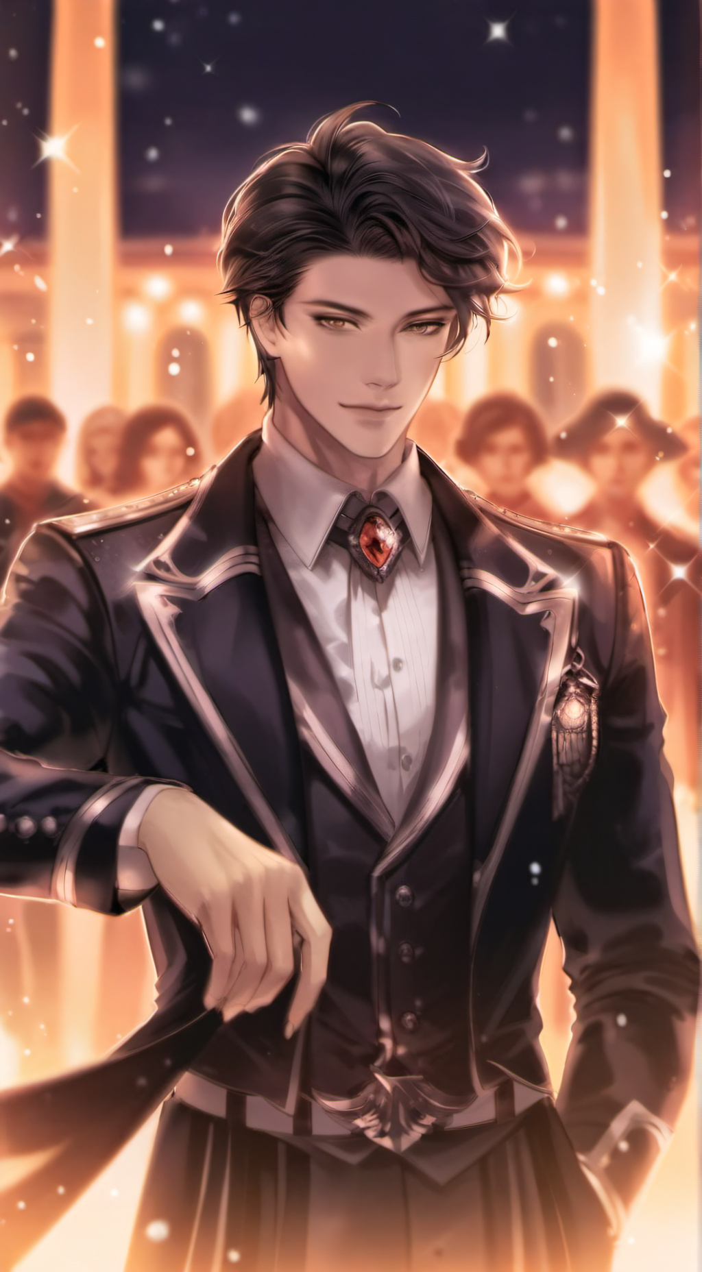 ai character: Alexandre  background