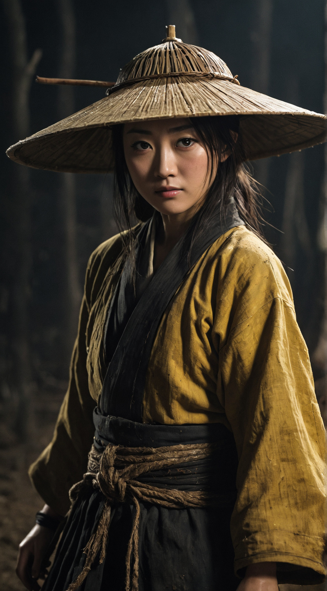 ai character: Atsu GhostofYotei background