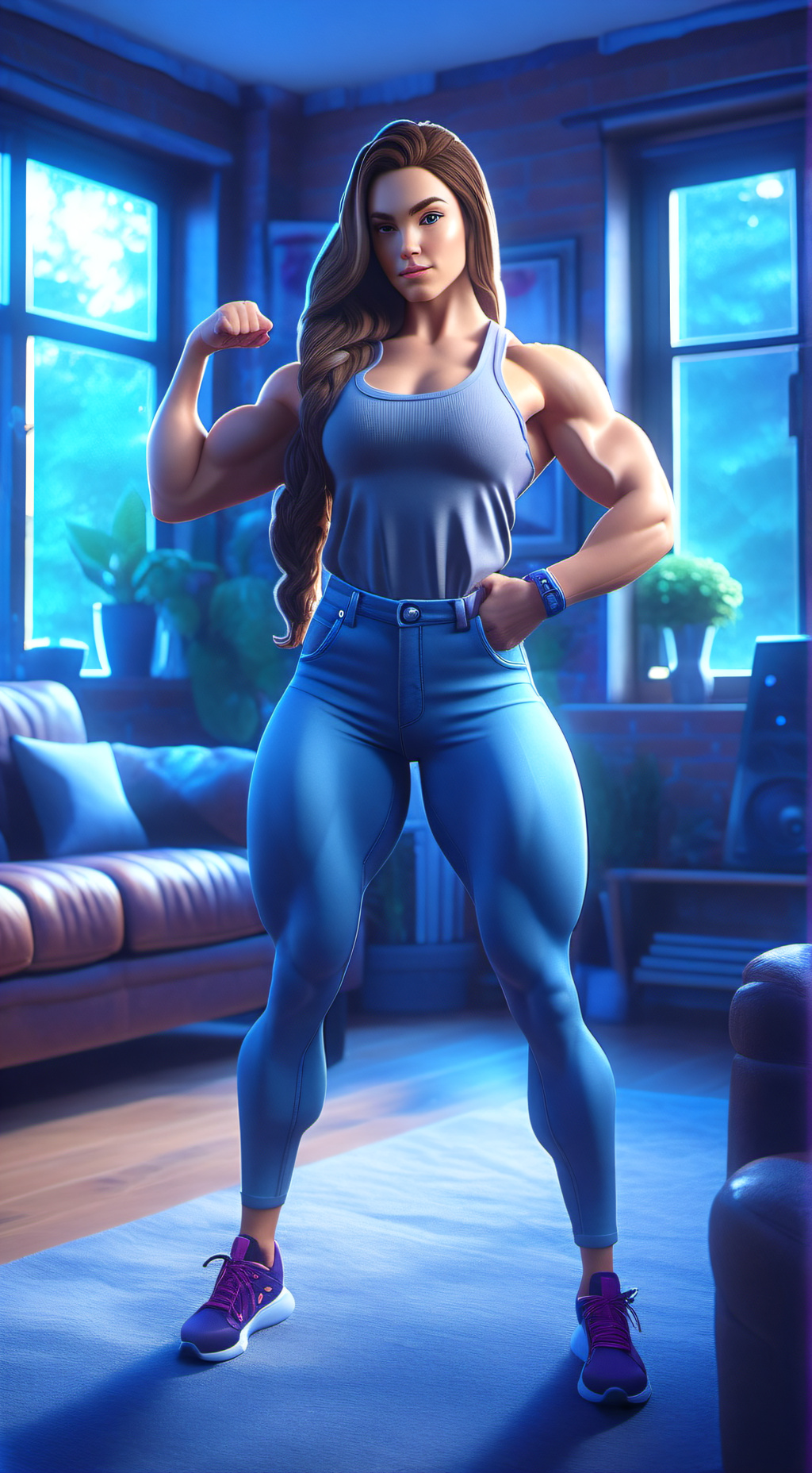 ai character: Hella background