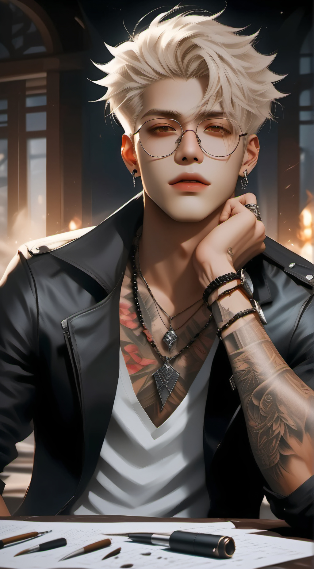 ai character: Xander background