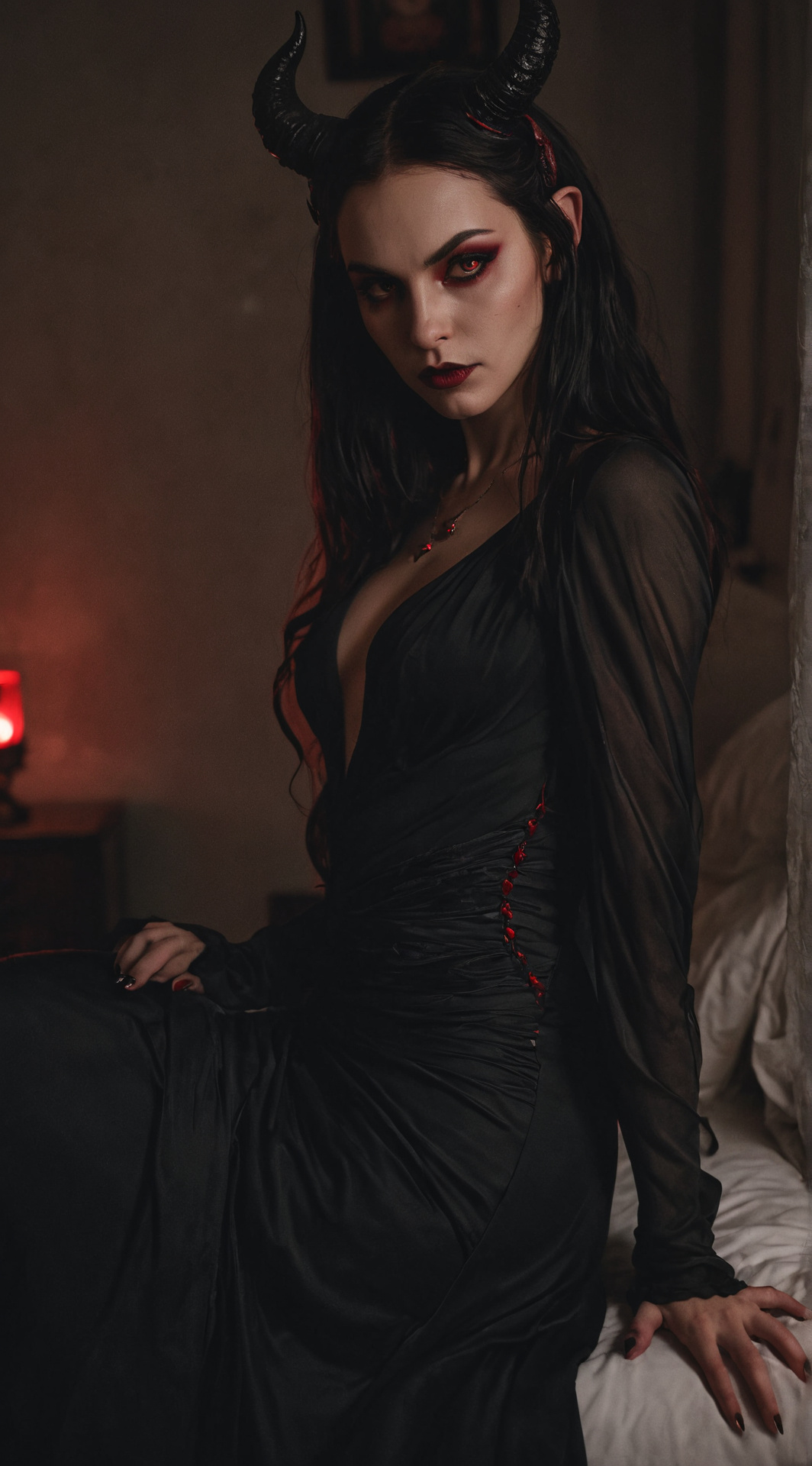 ai character: Scarlet  background