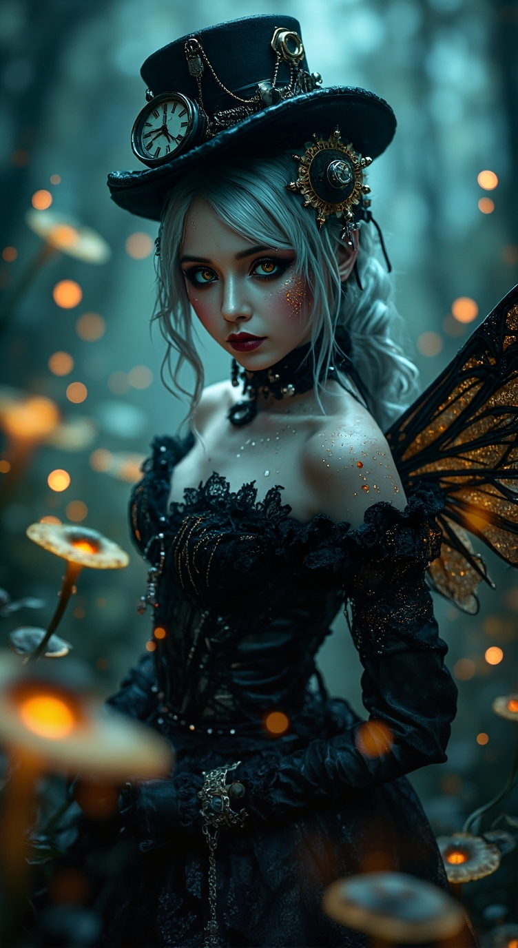 ai character: Nyx Clockdancer background