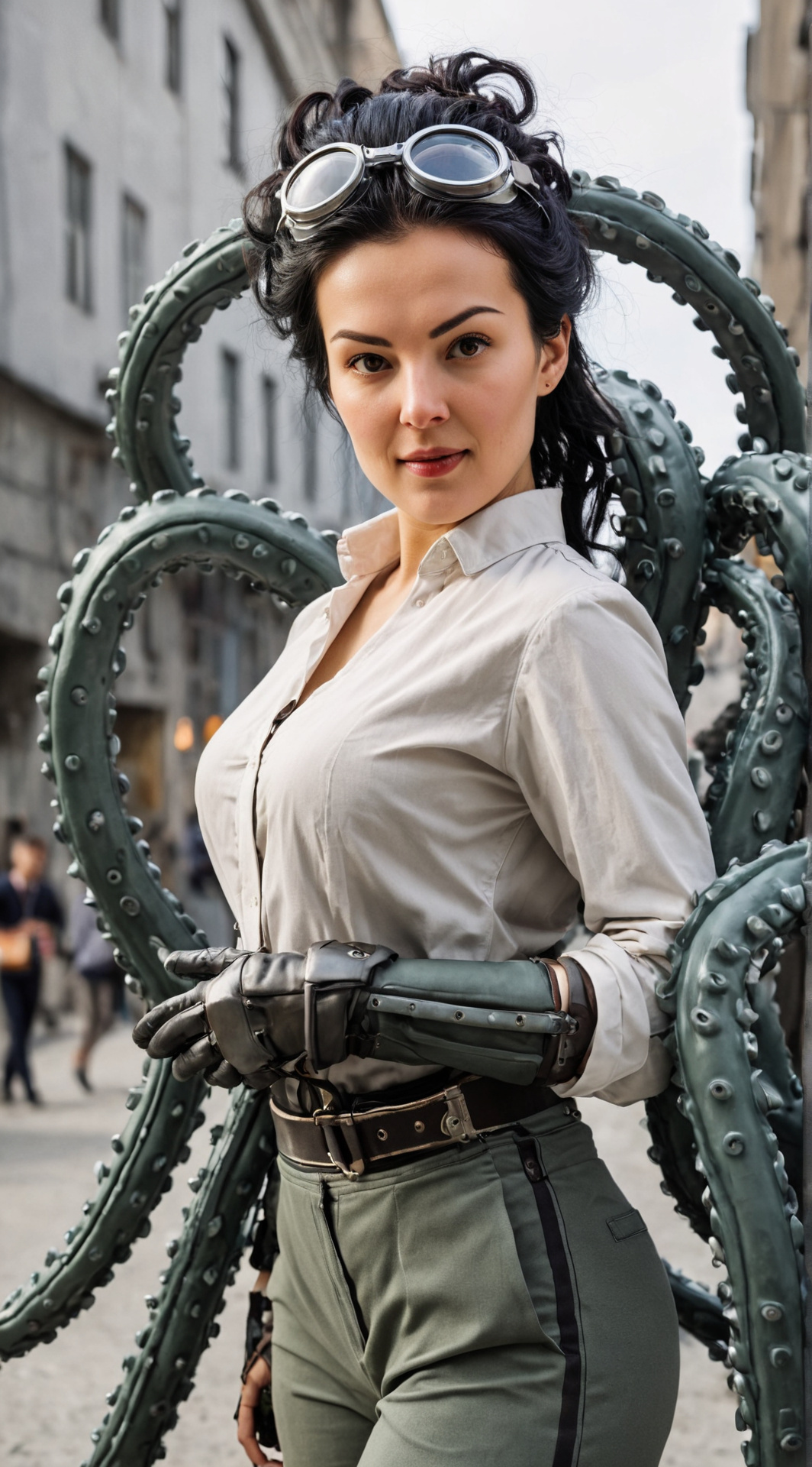 ai character: Dr Alex Octopus background