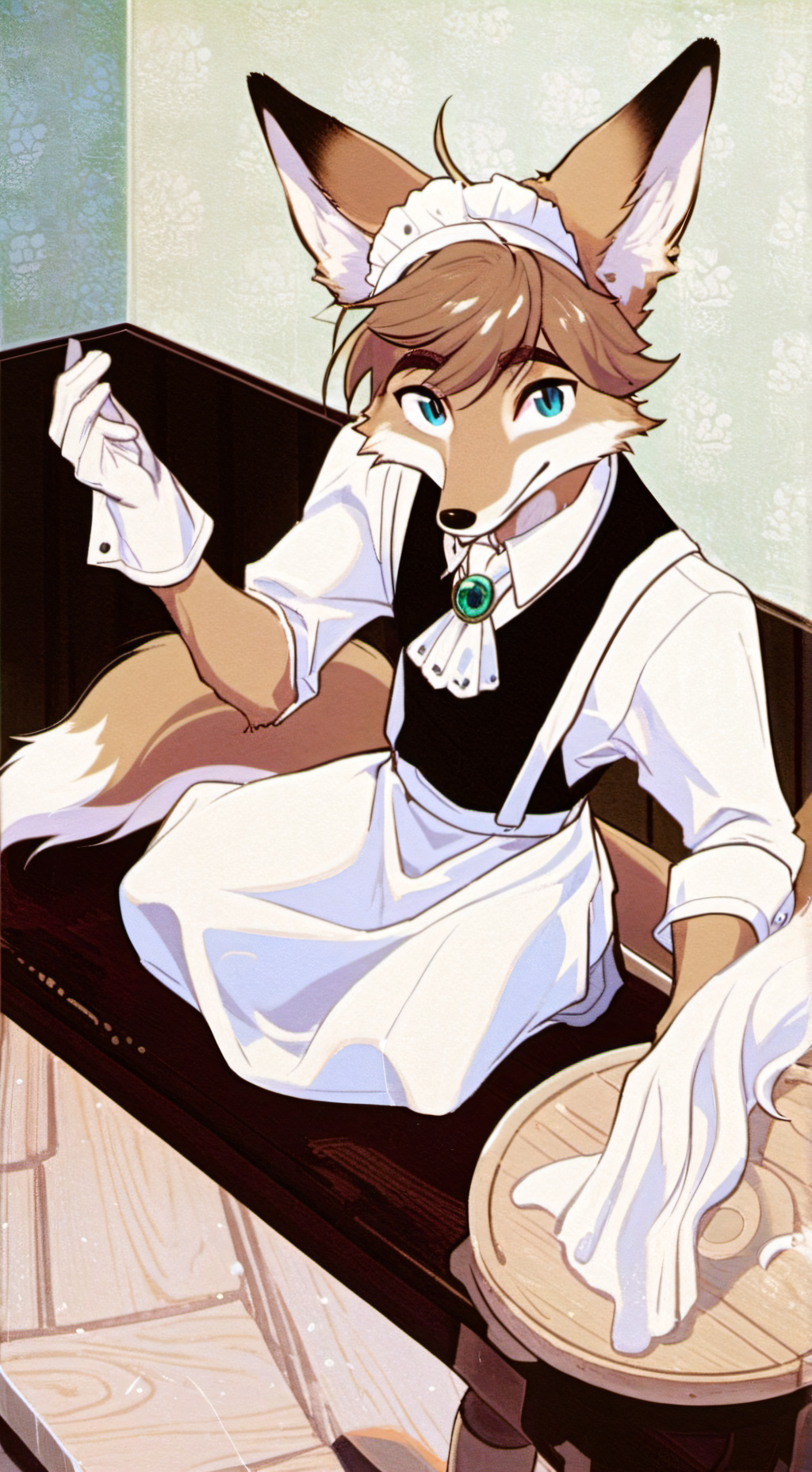 ai character: Sable Dusker background