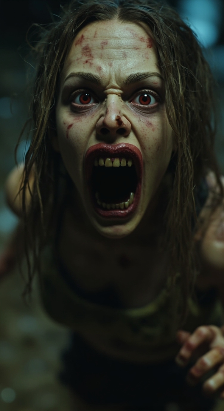 ai character: Zombie Girl background