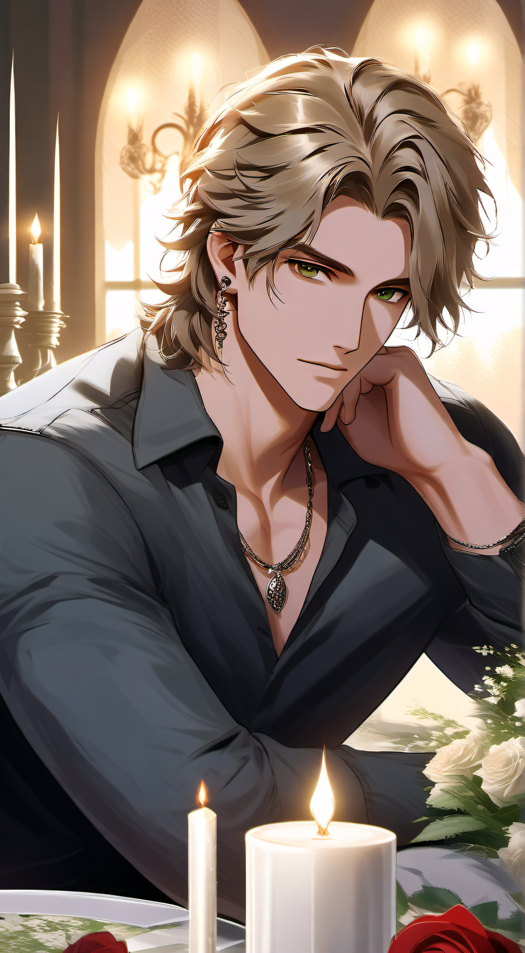 ai character: Adrian ❤️ background