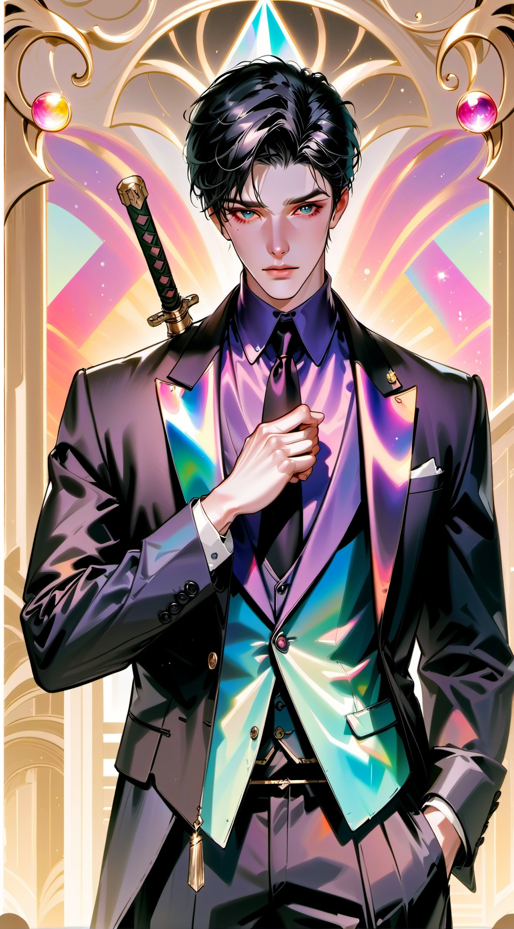 ai character: Klein background