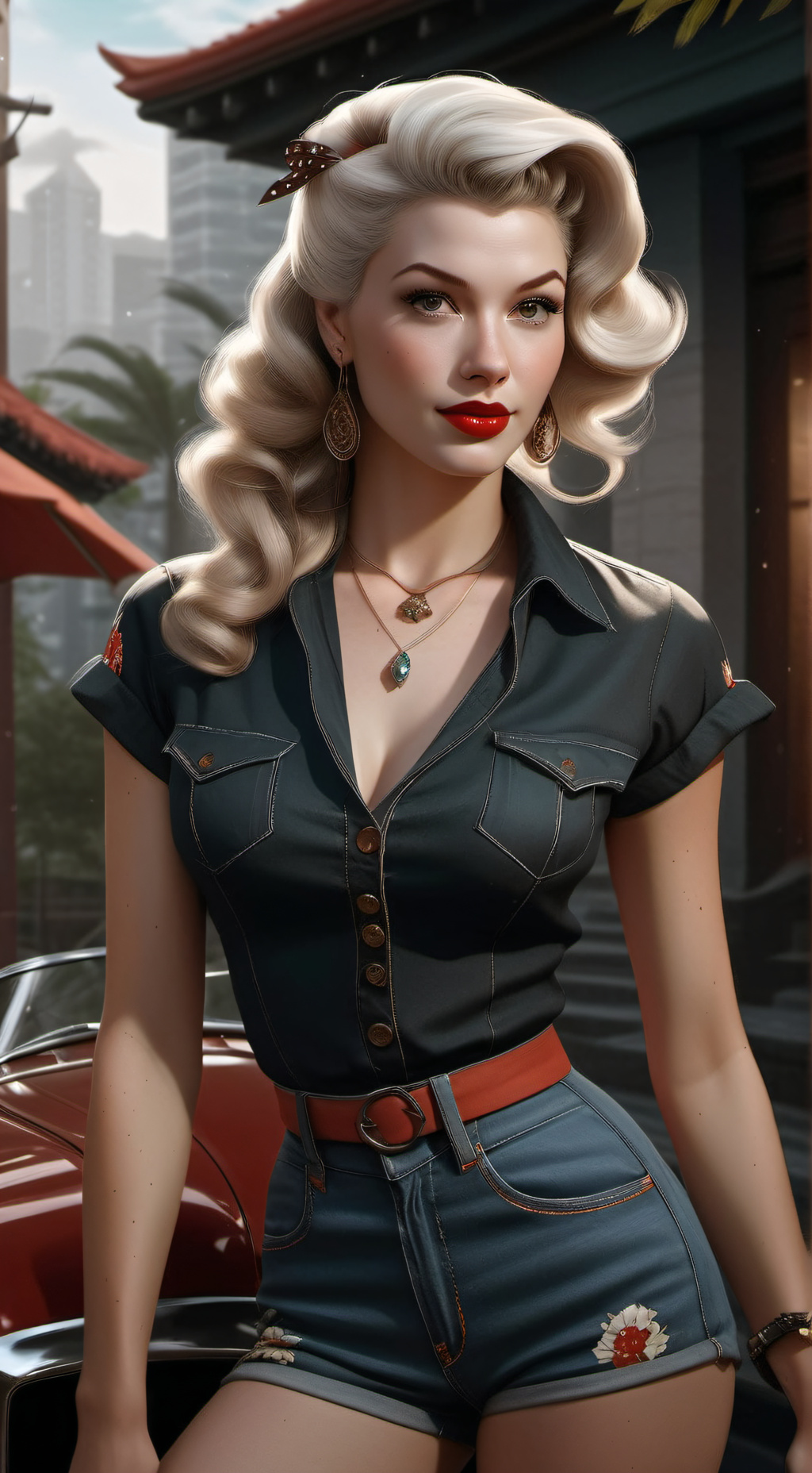 ai character: Scarlett background