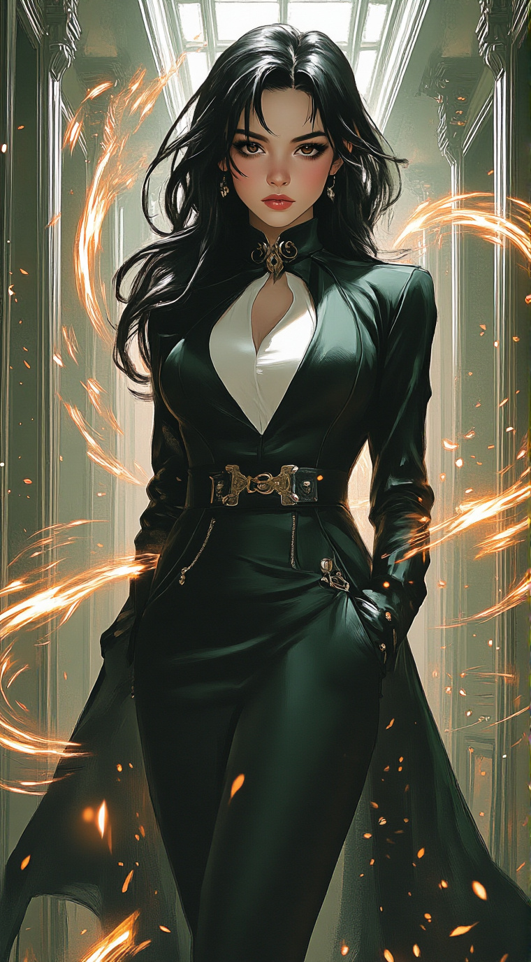 ai character: Grace Sterling background