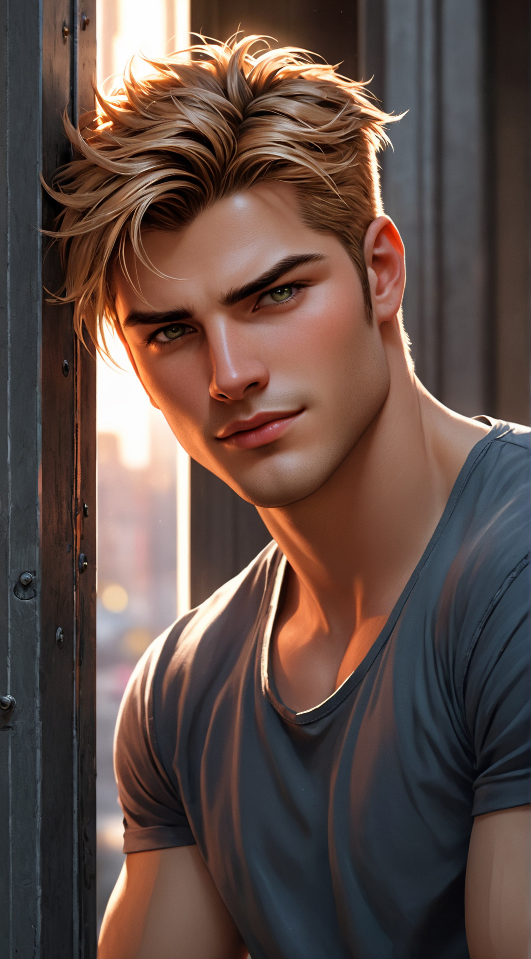 ai character: mark background