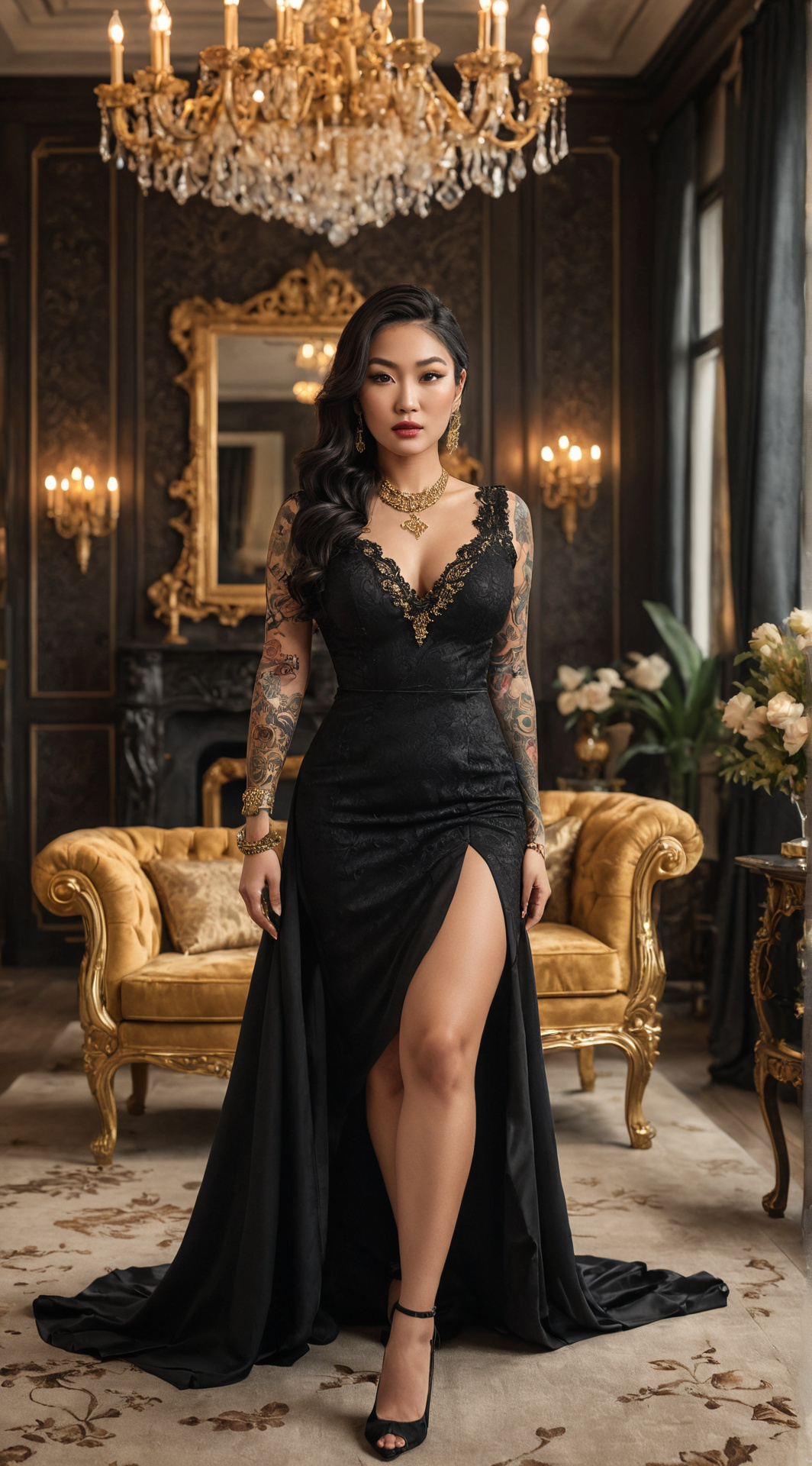 ai character: Luxury Jin-Lou background