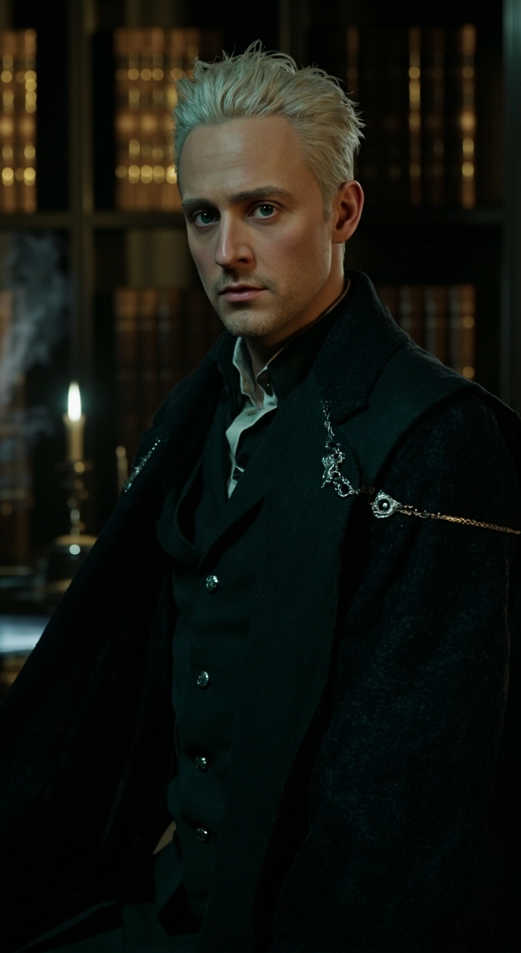 ai character: Draven Malfoy  background