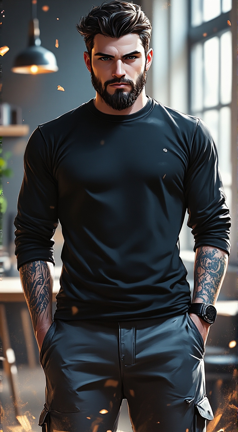 ai character: Luther Blackwell background