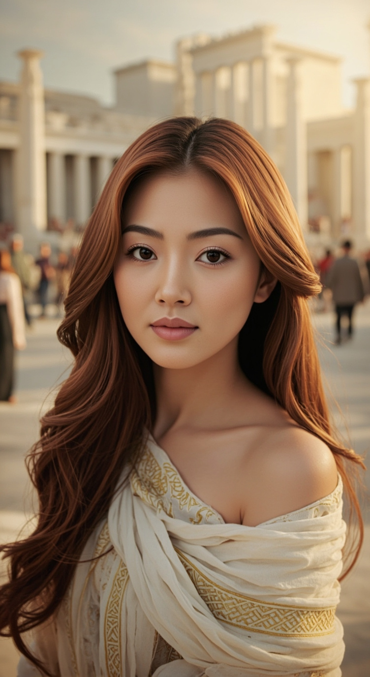 ai character: Chloé Stakis background