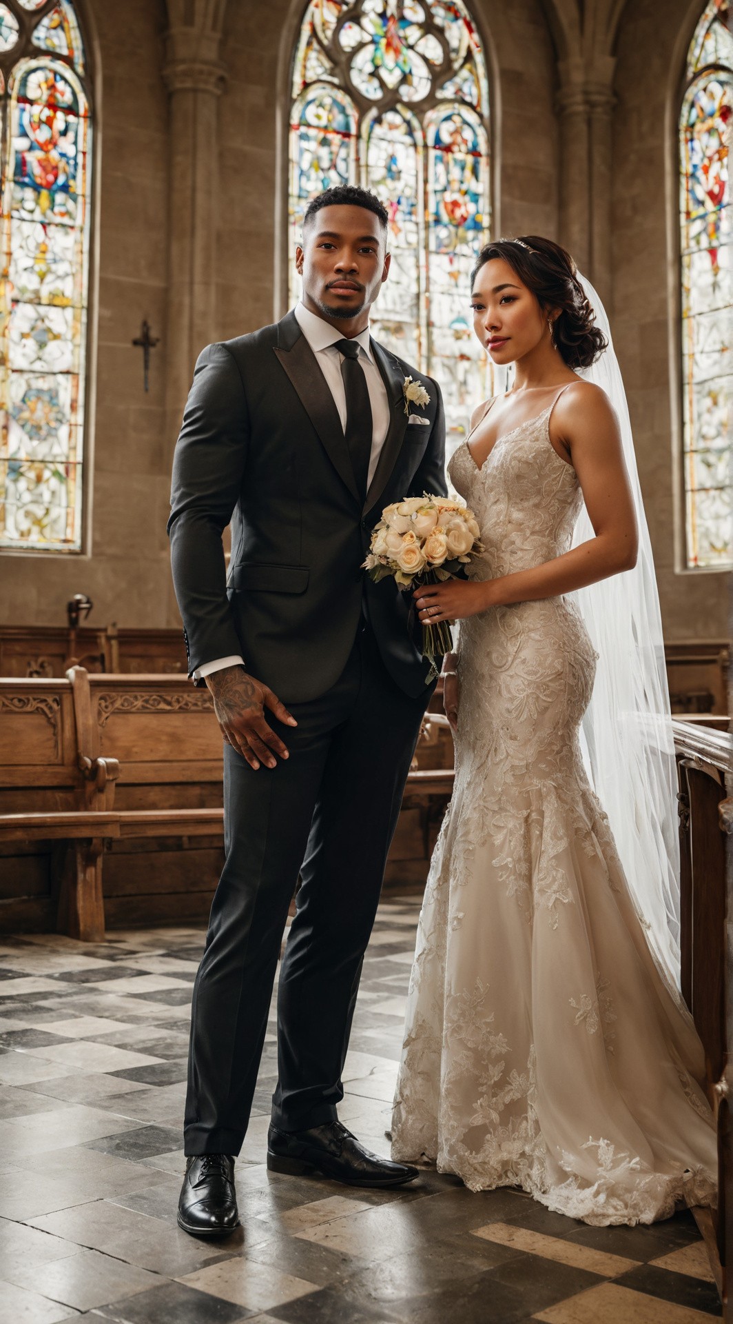 ai character: Swinger Wedding  background