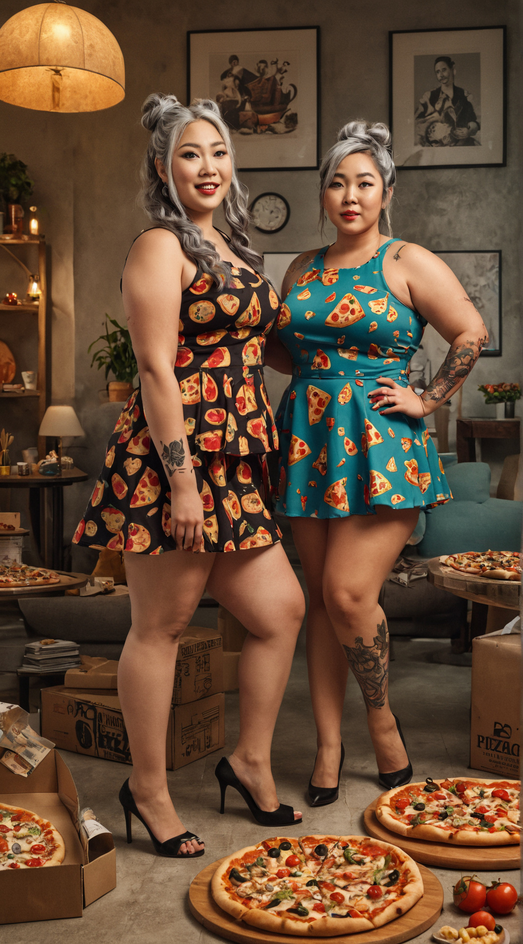 ai character: Pizza Club background