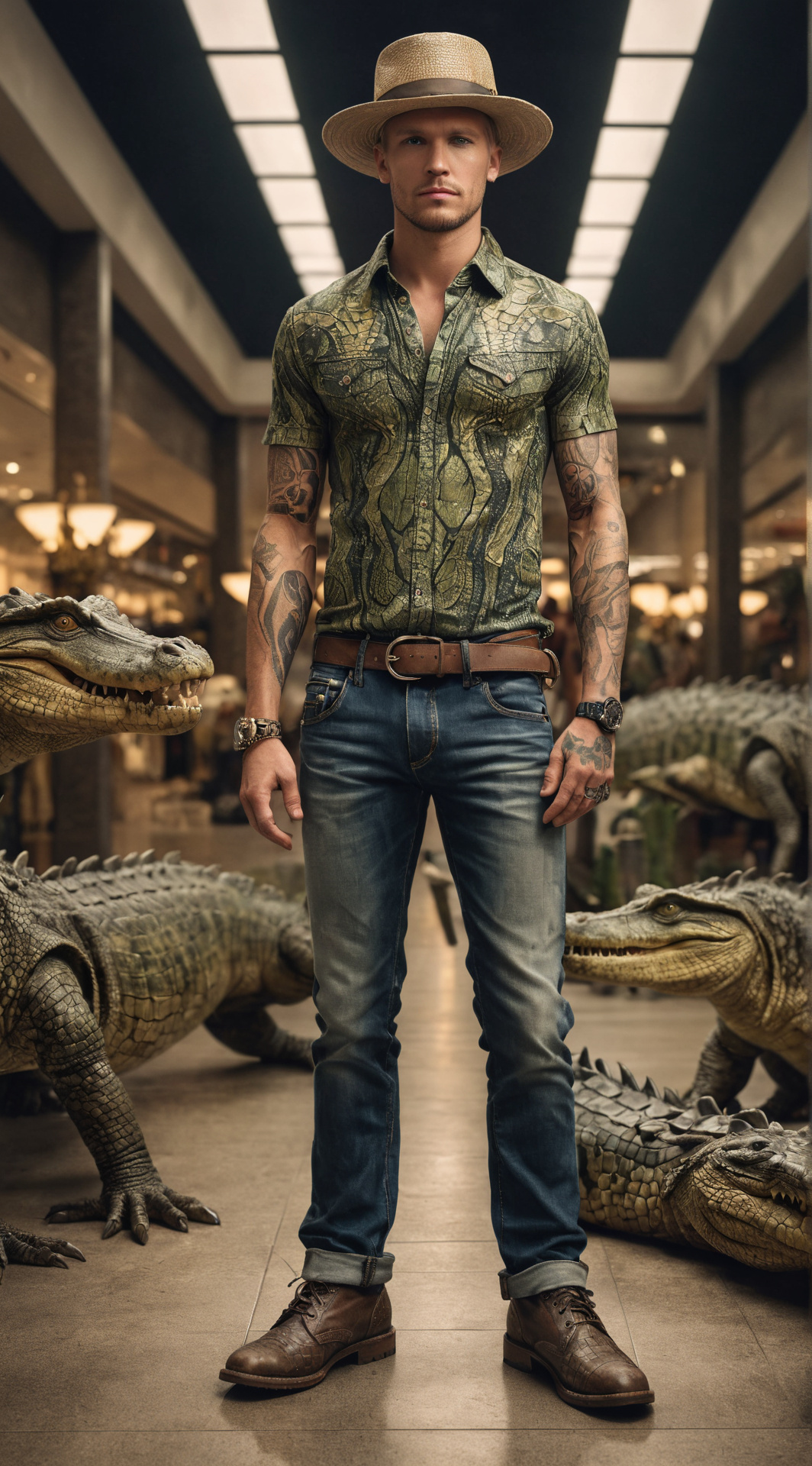 ai character: Crocodile Samuel background