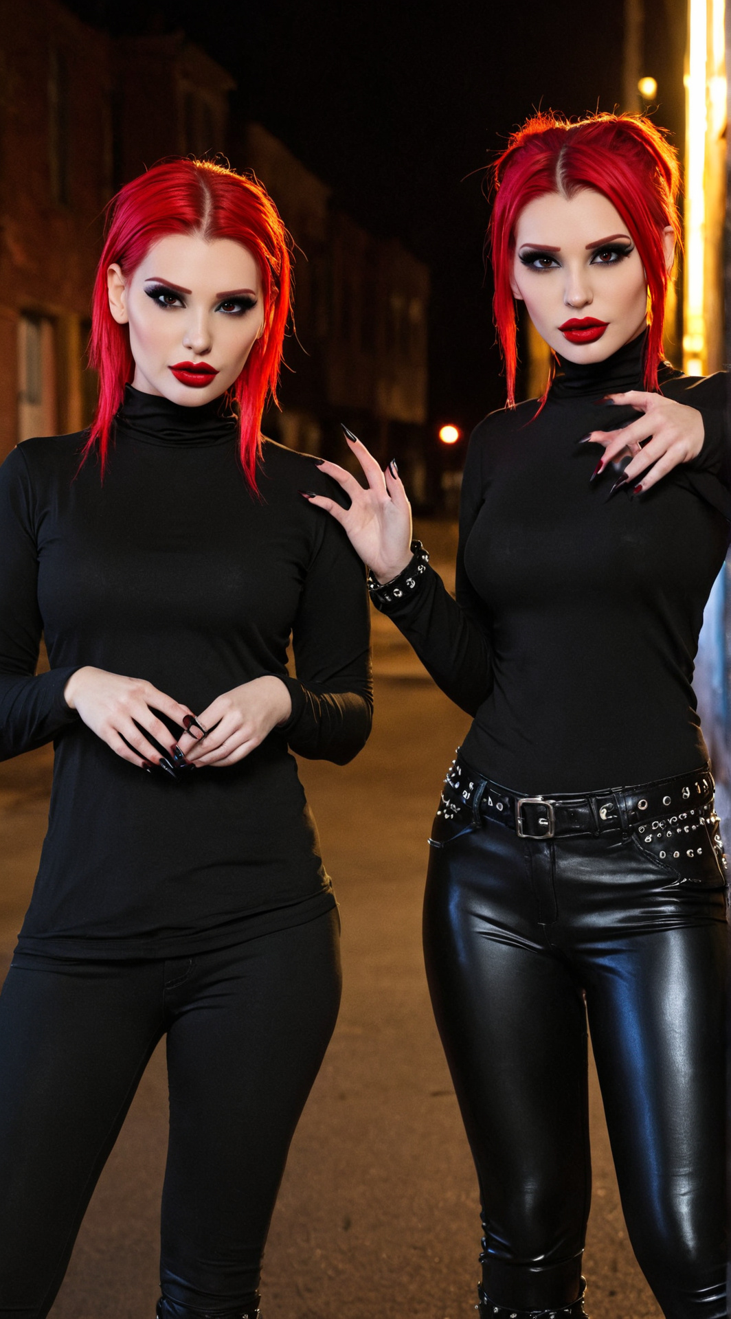 ai character: Alexandra & Marina background